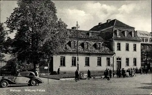 Ak Weimar in Thüringen, Wittums Palais