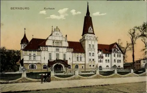 Ak Bernburg an der Saale, Kurhaus