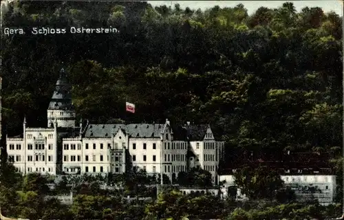 Ak Gera in Thüringen, Schloss Osterstein