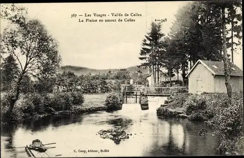 Ak Celles sur Plaine Vosges, La Plaine en Amont de Celles