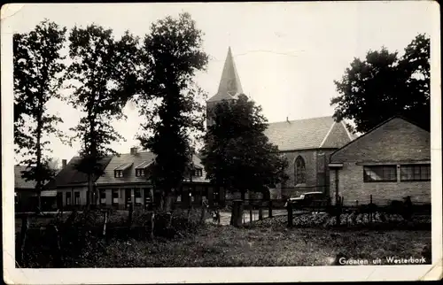 Ak Westerbork Drenthe Niederlande, Dorpsgezicht