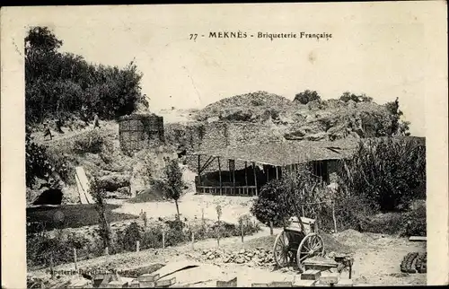 Ak Meknès Marokko, Briqueterie Francaise