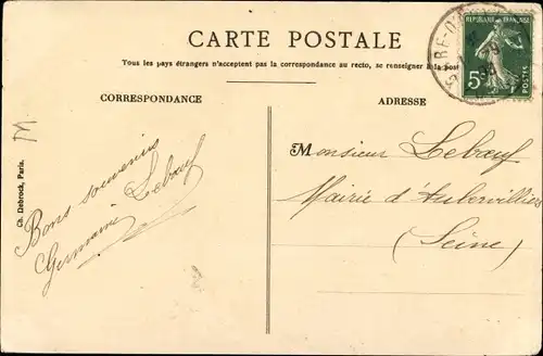 Ak Musique de la Garde Republicaine, Chef Gabriel Pares, Soldaten, Militärorchester