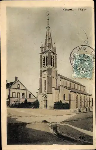 Ak Nogent Loiret, L´Église