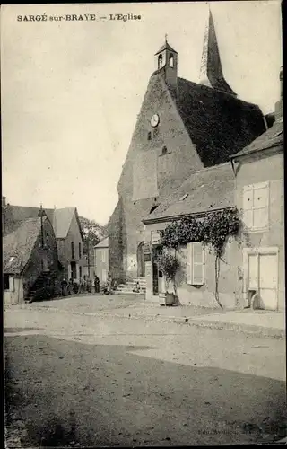 Ak Sargé Loir-et-Cher, L´Église