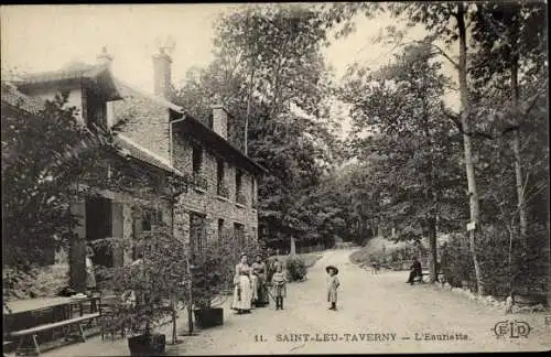 Ak Saint Leu Taverny Val d'Oise, L´Eauriette