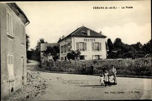 Ak Vémars Val d´Oise, La Poste