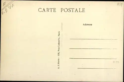 Ak Vémars Val d´Oise, La Poste