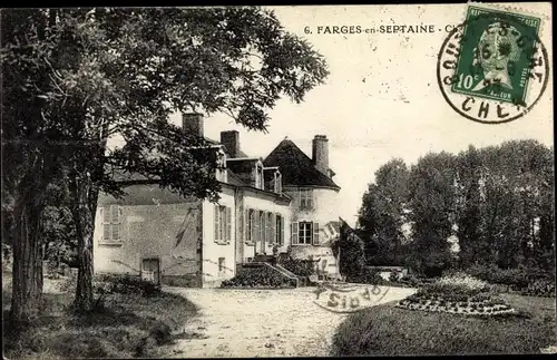 Ak Farges en Septaine Cher, Château