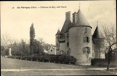 Ak Flavigny Cher, Château de Bar