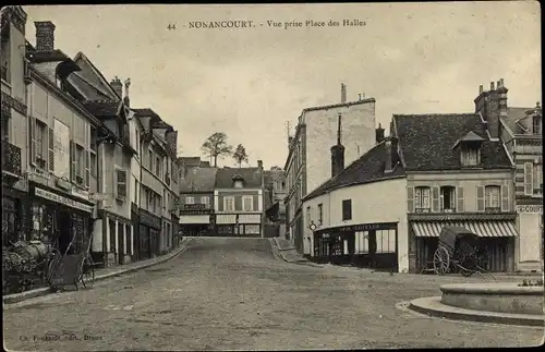 Ak Nonancourt Eure, Place des Halles