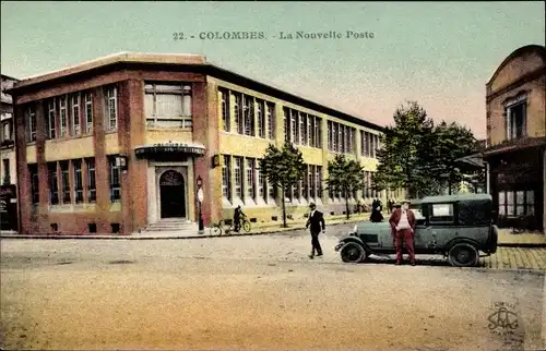 Ak Colombes Hauts de Seine, La Nouvelle Poste
