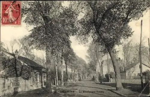 Ak Colombes Hauts de Seine, Boulevard Valmy