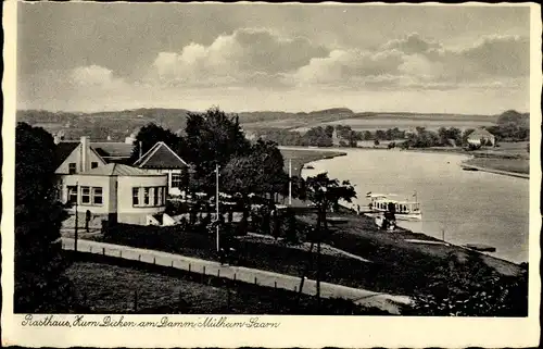 Ak Saarn Mülheim an der Ruhr, Rasthaus Zum Dicken am Damm, Inh. Jakob Langen