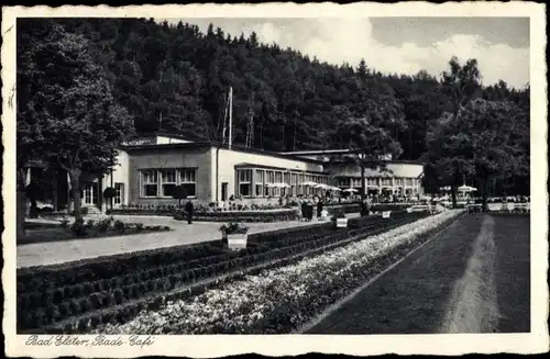 Ak Bad Elster im Vogtland, Bade Cafe