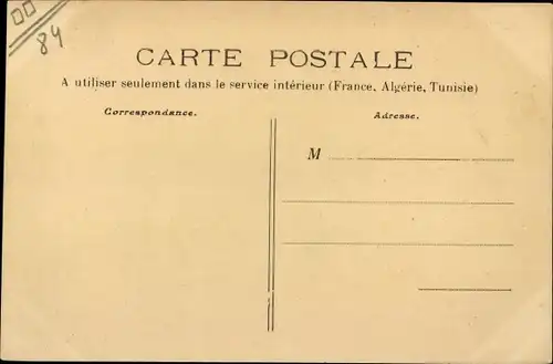 Ak Courson Yonne, Entrée du Pays, Route d´Auxerre