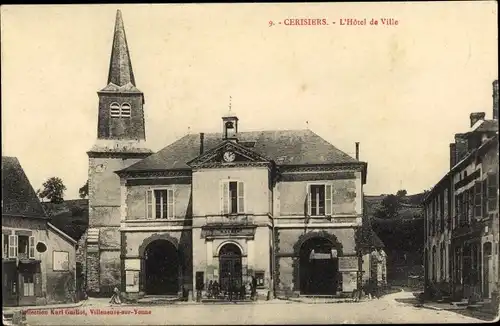 Ak Cerisiers Yonne, Hotel de Ville