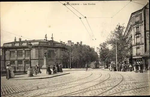 Ak Saint Denis Seine Saint Denis, Les Ecoles