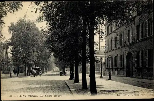 Ak Saint Denis Seine Saint Denis, Le Cours Ragot