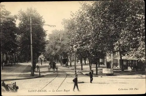 Ak Saint Denis Seine Saint Denis, Le Cours Ragot