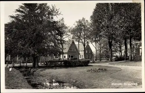 Ak Marum Groningen, Kruisweg