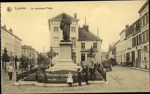 Ak Kortrijk Courtrai Westflandern, Le Monument Palfyn