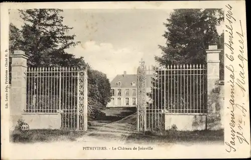 Ak Pithiviers Loiret, Le Château de Joinville