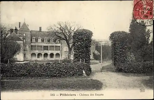 Ak Pithiviers Loiret, Le Château des Essarts