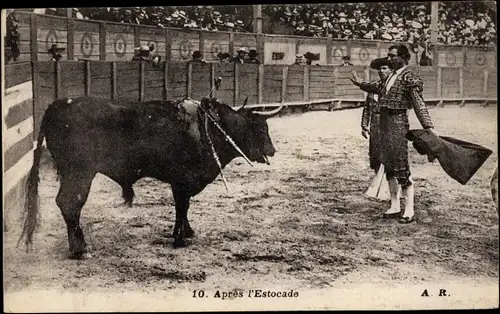 Ak Corrida de Toros, Apres l'Estocade, Stierkampf