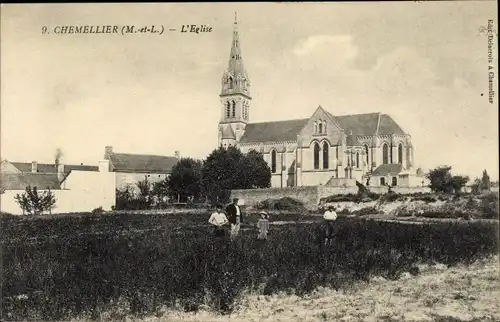 Ak Chemellier Maine et Loire, L'Eglise