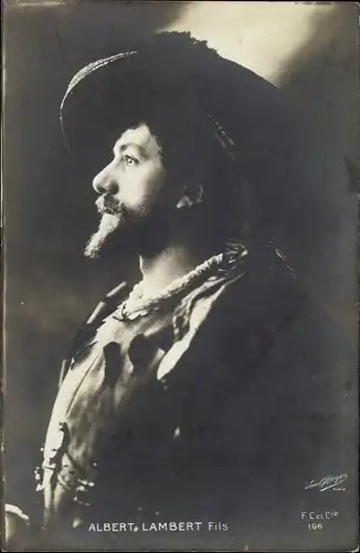 Ak Schauspieler Albert Lambert, Portrait