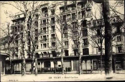 Ak Vichy Allier, Hôtel Carlton