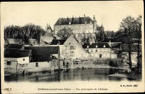 Ak Chateauneuf sur Cher, Château