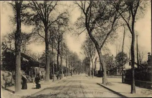 Ak Colombes Hauts de Seine, Boulevard Valmy