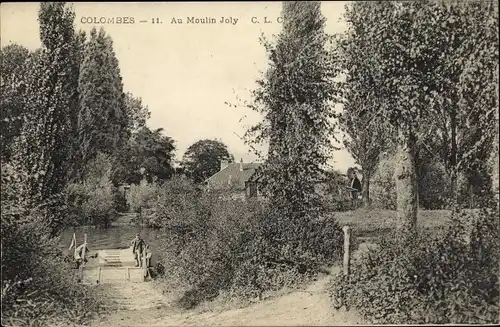 Ak Colombes Hauts de Seine, Au Moulin Joly