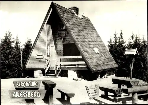 Ak Schleusingen in Thüringen, Adlersberg, Bergbaude