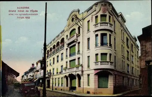 Ak Auxerre Yonne, Grand Hotel de l´Épée