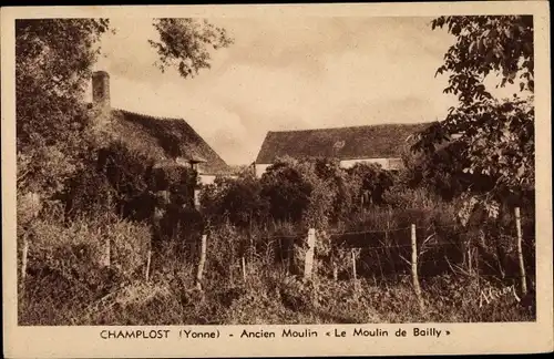 Ak Champlost, Yonne, Ancien Moulin de Bailly