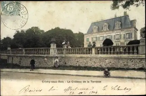 Ak Clichy sous Bois Seine Saint Denis, Le Chateau de la Terrasse