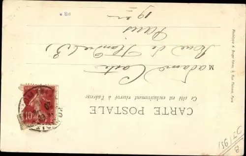 Ak Éragny Val d'Oise, Église