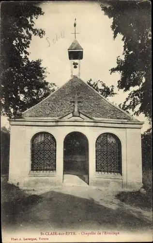 Ak Saint Clair Sur Epte Val d’Oise, Chapelle de l´Ermitage