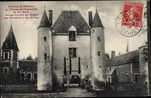 Ak Pithiviers Loiret, Château de Chamerolles