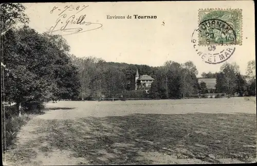 Ak Tournan-en-Brie Seine et Marne, Environs de Tournan