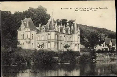 Ak Parthenay Deux Sèvres, Chateau de Pompairin pres Chatillon sur Thouet