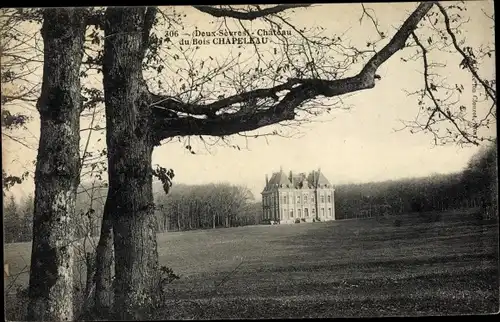 Ak Deux Sevres, Chateau du Bois Chapeleau