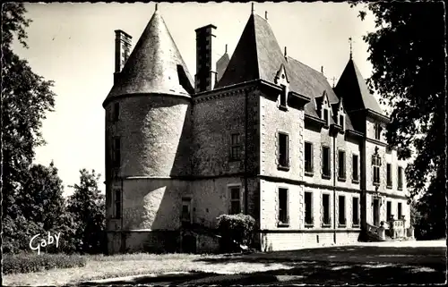 Ak Mauzé sur le Mignon Deux Sèvres, Le Chateau