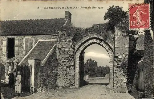 Ak Montchauvet Yvelines, Porte de Bretagne