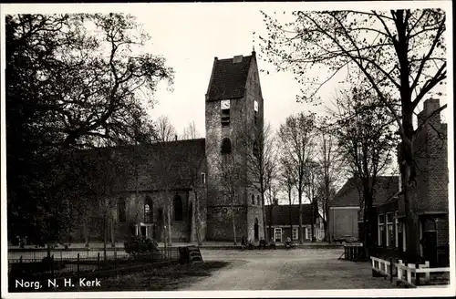 Ak Norg Drenthe, N. H. Kerk