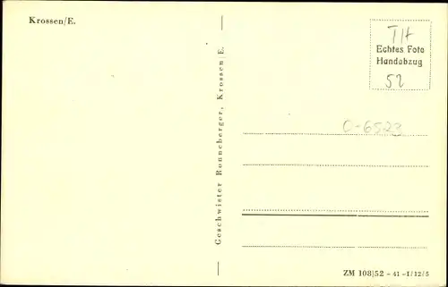 Ak Krosno Odrzańskie Crossen Oder Ostbrandenburg, Gesamtansicht