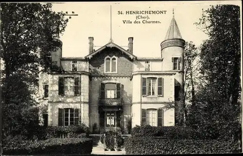Ak Henrichemont Cher, Villa des Charmes